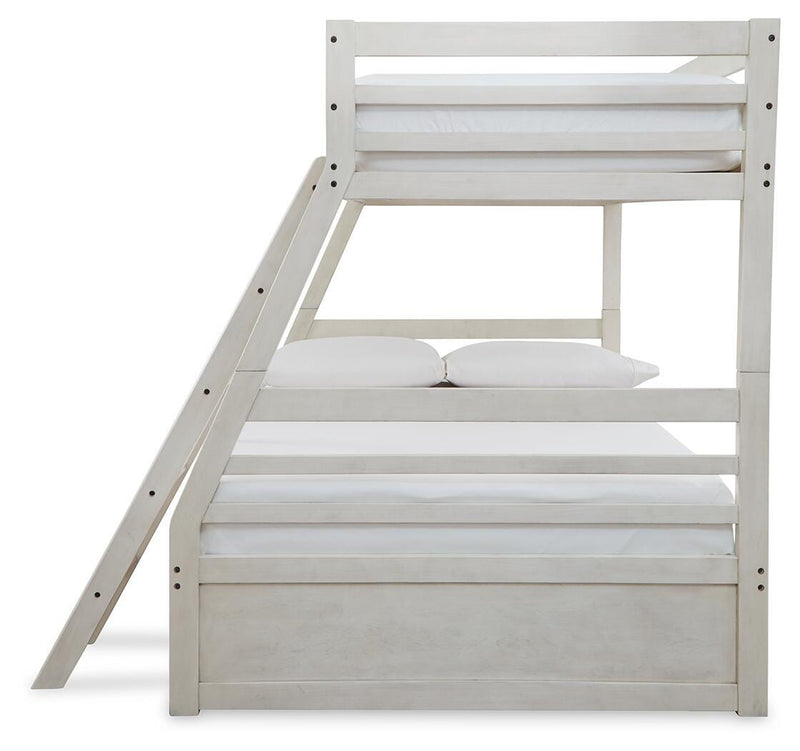 Robbinsdale Twin over Full Bunk Bed and Mattresses - B742B46