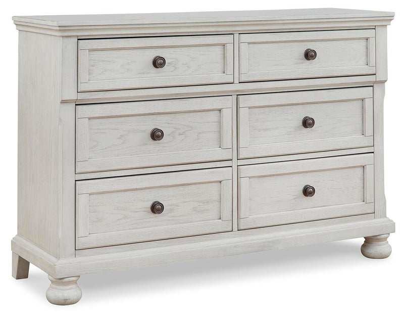 Robbinsdale Twin Sleigh Storage Bed, Dresser and Nightstand - B742B47
