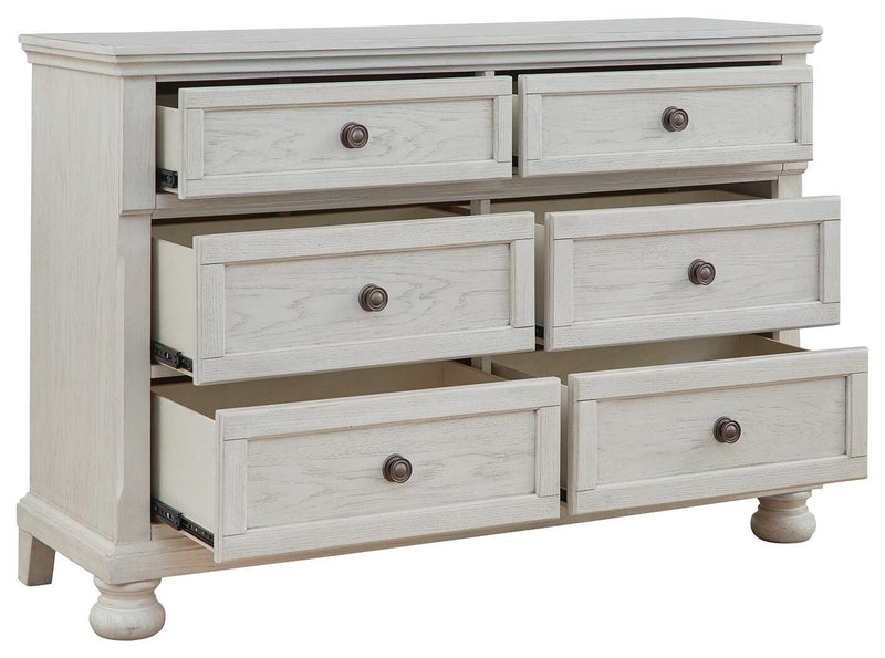 Robbinsdale Twin Sleigh Storage Bed, Dresser and Nightstand - B742B47