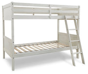 Robbinsdale Twin/Twin Bunk Bed with Ladder - B742-59 - Gate Furniture