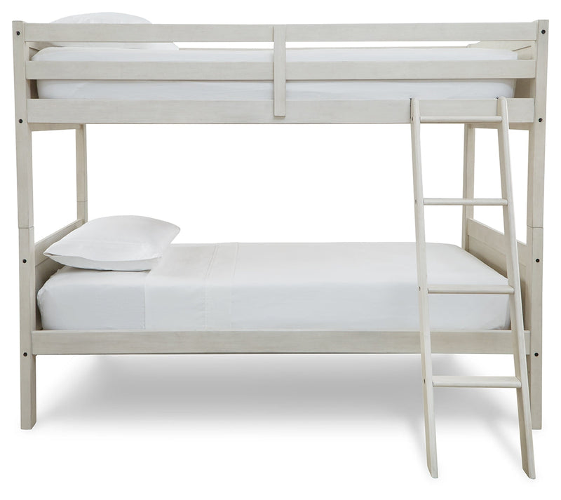 Robbinsdale Twin/Twin Bunk Bed with Ladder - B742-59 - Gate Furniture