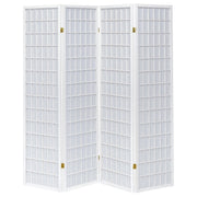 Roberto 4-Panel Room Divider Folding Shoji Screen White - 902626