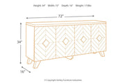 Robin Ridge Two - tone Brown Accent Cabinet - Gate FurnitureCabinet