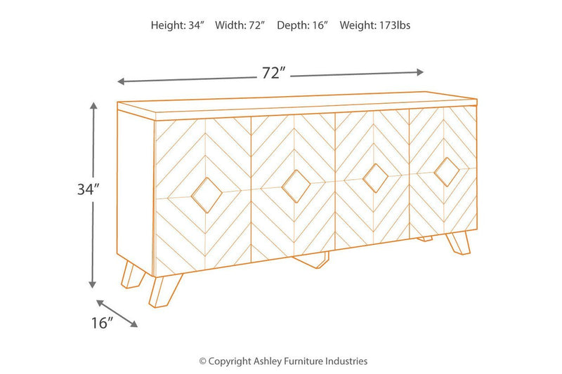 Robin Ridge Two - tone Brown Accent Cabinet - Gate FurnitureCabinet