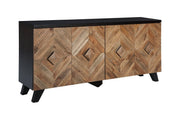 Robin Ridge Two - tone Brown Accent Cabinet - Gate FurnitureCabinet