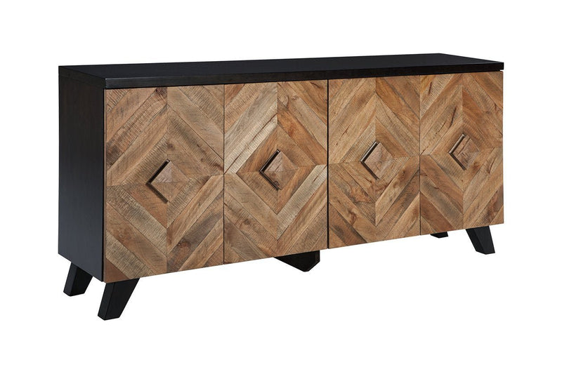 Robin Ridge Two - tone Brown Accent Cabinet - Gate FurnitureCabinet