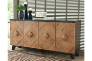 Robin Ridge Two - tone Brown Accent Cabinet - Gate FurnitureCabinet