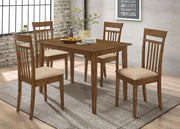 Robles 5-piece Rectangular Dining Table Set Chestnut - 150430