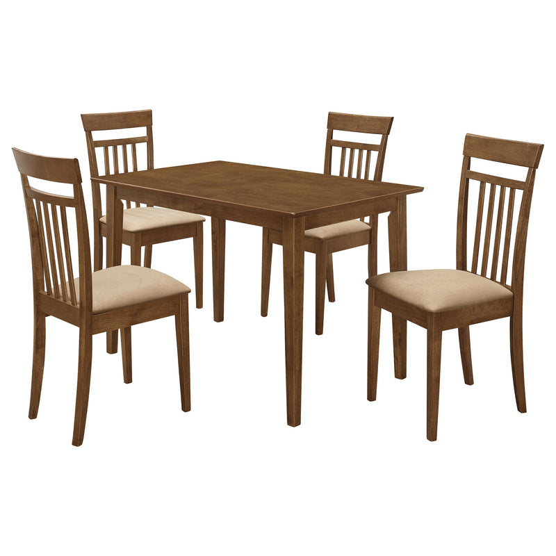 Robles 5-piece Rectangular Dining Table Set Chestnut - 150430