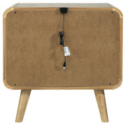 Robyn 2-drawer Nightstand Bedside Table Light Ash - 225092