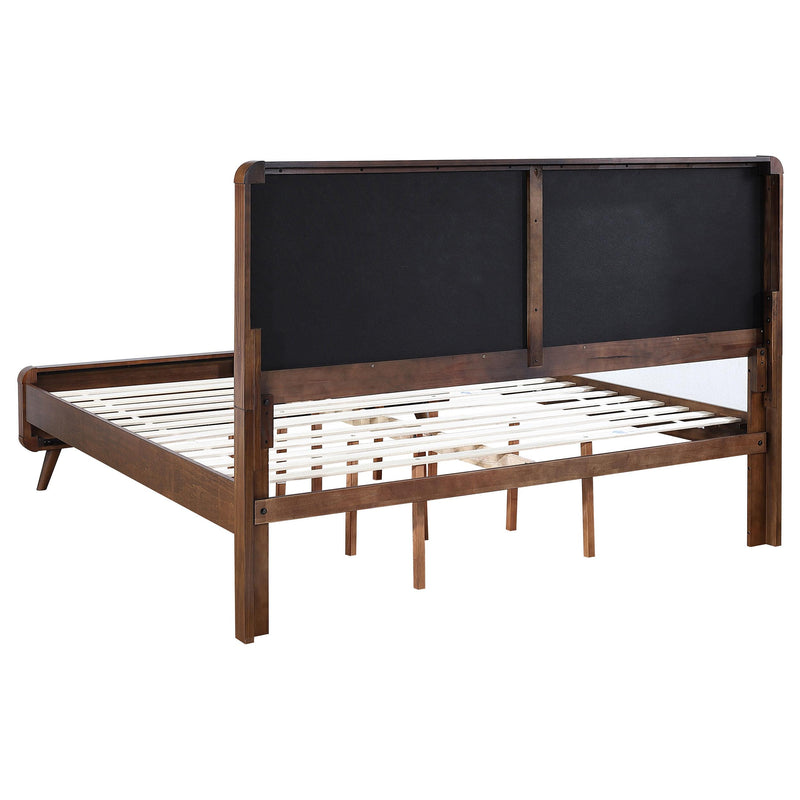 Robyn 4-piece Eastern King Bedroom Set Dark Walnut - 205131KE-S4