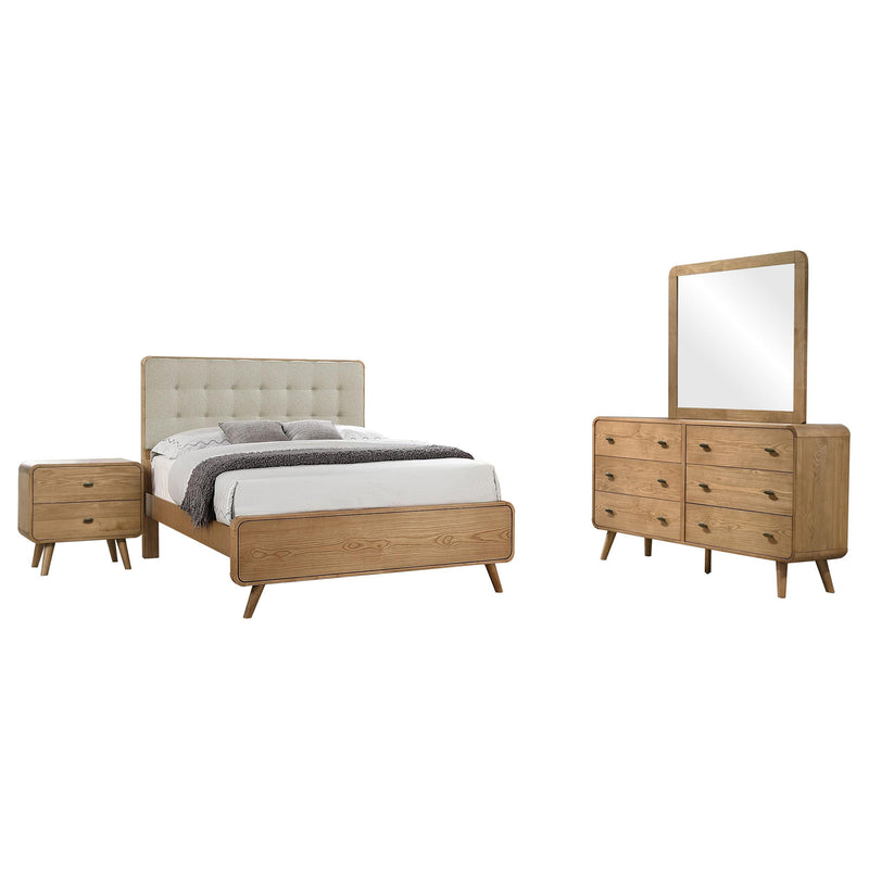 Robyn 4-piece Full Bedroom Set Light Ash - 225091F-S4