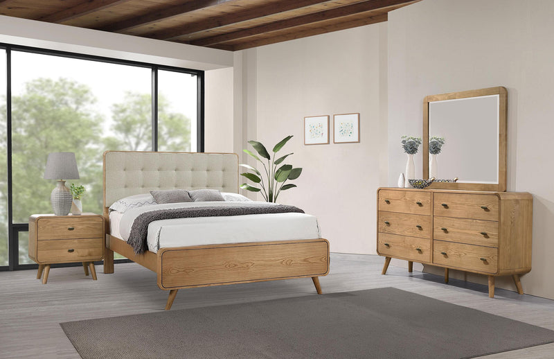 Robyn 4-piece Queen Bedroom Set Light Ash - 225091Q-S4