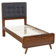 Robyn 4-piece Twin Bedroom Set Dark Walnut - 205131T-S4