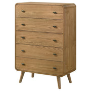 Robyn 5-drawer Bedroom Chest of Drawers Light Ash - 225095