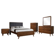 Robyn 5-piece California King Bedroom Set Dark Walnut - 205131KW-S5