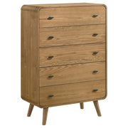 Robyn 5-piece Eastern King Bedroom Set Light Ash - 225091KE-S5