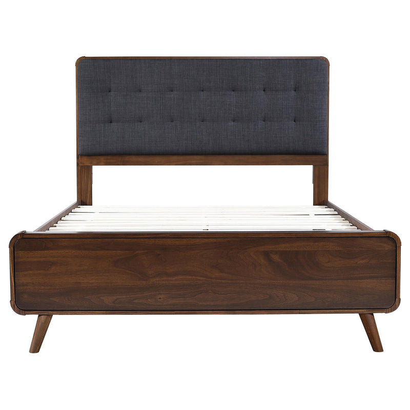 Robyn Wood Full Platform Bed Dark Walnut - 205131F