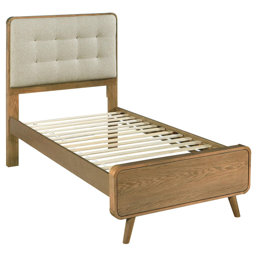 Robyn Wood Twin Platform Bed Light Ash - 225091T