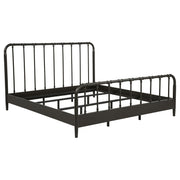 Rocco All Wood Water Pipe Open Frame Eastern King Bed Dark Bronze - 310035KE