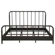 Rocco All Wood Water Pipe Open Frame Eastern King Bed Dark Bronze - 310035KE