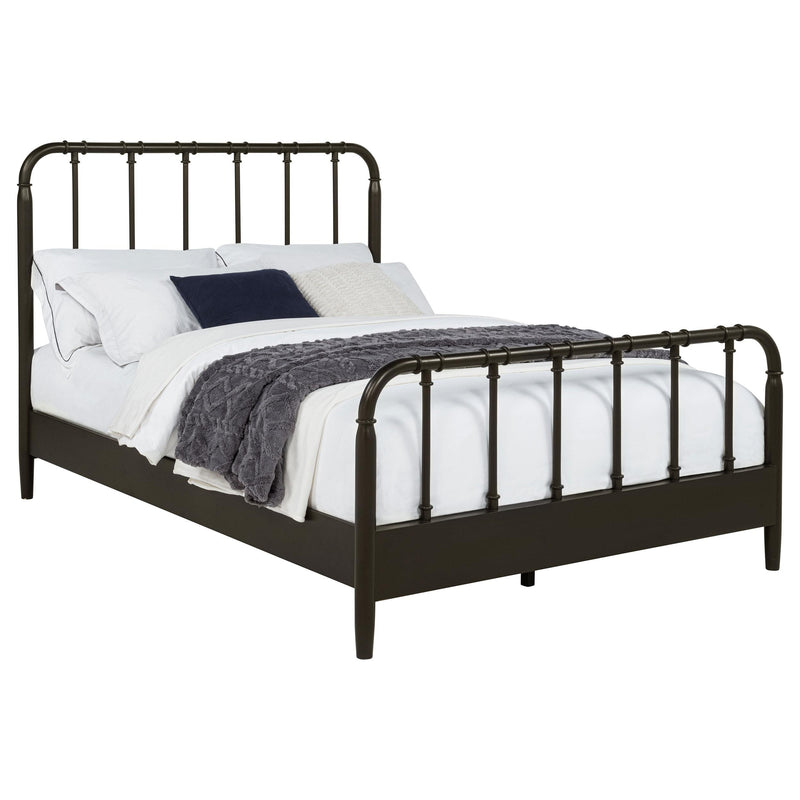 Rocco All Wood Water Pipe Open Frame Full Bed Dark Bronze - 310035F