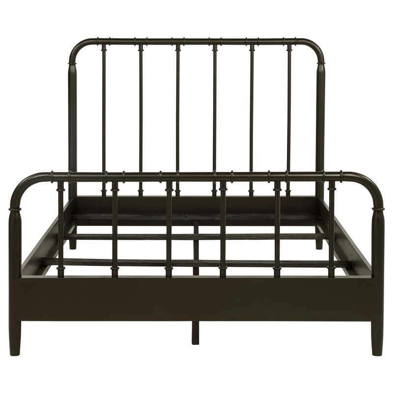 Rocco All Wood Water Pipe Open Frame Full Bed Dark Bronze - 310035F