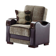 Rochester Brown Sleeper Living Room Set - Gate FurnitureLiving Room Set