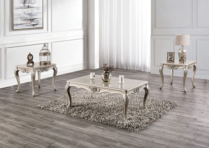 Rochester Champagne End Table - FM45001WH-E