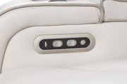 Rock Star - Gray Power Reclining with Power Headrest, Drop Down Table, Wireless Charger, Storage Console, Bluetooth Speaker, Subwoofer, Storage Armrest, LED Light, Cup Holder, USB Charger, Zero Gravity - L653-SLR