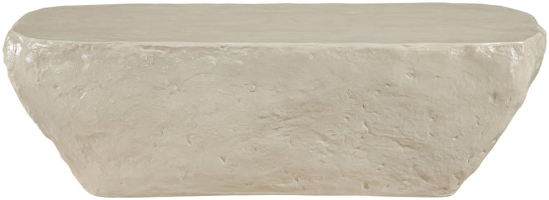 Rockford Concrete Coffee Table in Beige - 654Sand-CT