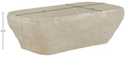 Rockford Concrete Coffee Table in Beige - 654Sand-CT