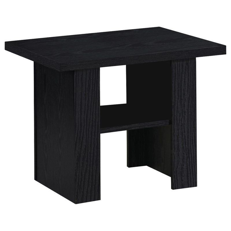 Rodez 3-piece Engineered Wood Coffee Table Set Black - 700345