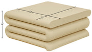 Roland Iron Coffee Table in Beige - 99079Beige-CT