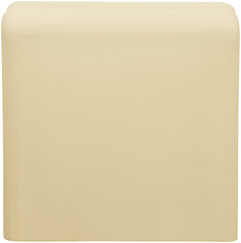 Roland Iron Coffee Table in Beige - 99079Beige-CT