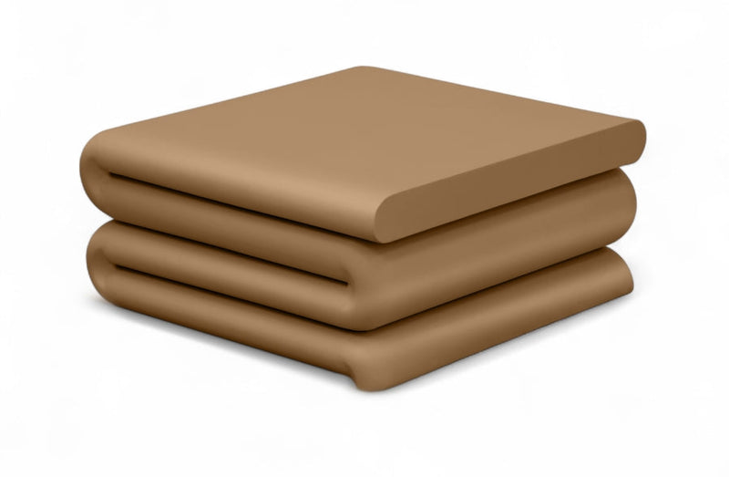 Roland Iron Coffee Table in Brown - 99079Brown-CT