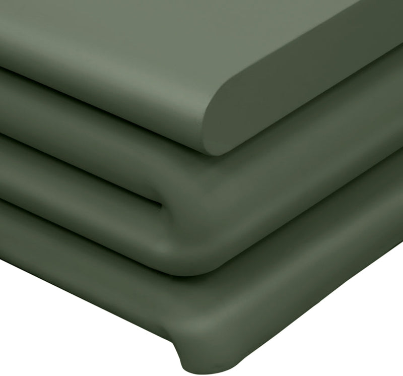Roland Iron Coffee Table in Green - 99079Green-CT