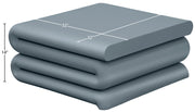 Roland Iron Coffee Table in Light Blue - 99079LtBlu-CT