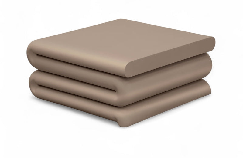 Roland Iron Coffee Table in Taupe - 99079Taupe-CT