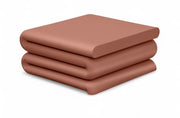 Roland Iron Coffee Table in Terracotta - 99079Terracotta-CT