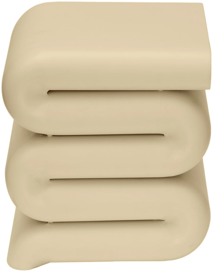 Roland Iron End Table in Beige - 99079Beige-ET
