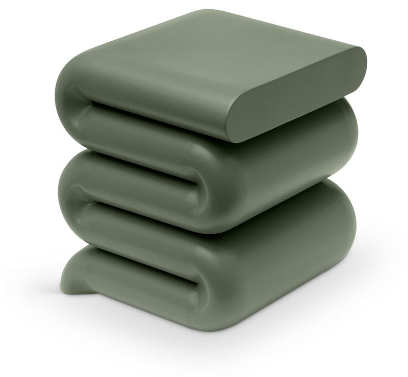 Roland Iron End Table in Green - 99079Green-ET