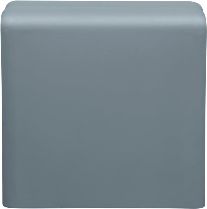 Roland Iron End Table in Light Blue - 99079LtBlu-ET
