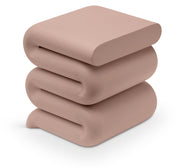 Roland Iron End Table in Pink - 99079Pink-ET