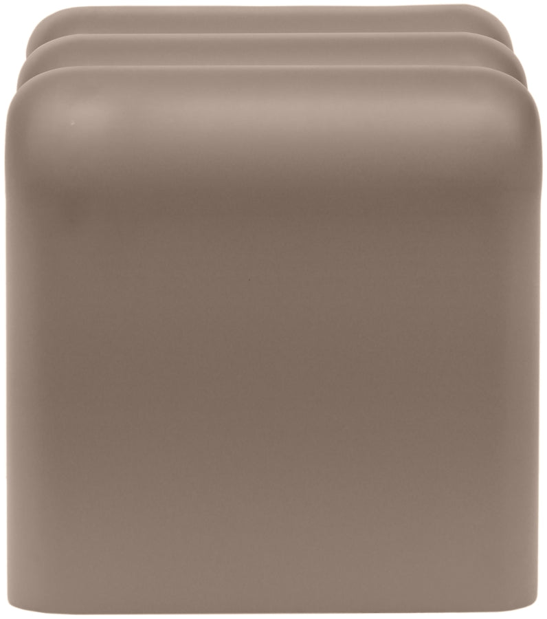 Roland Iron End Table in Taupe - 99079Taupe-ET