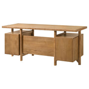 Roldan 69-inch 4-drawer Computer Desk with File Drawer Light Ash - 801115