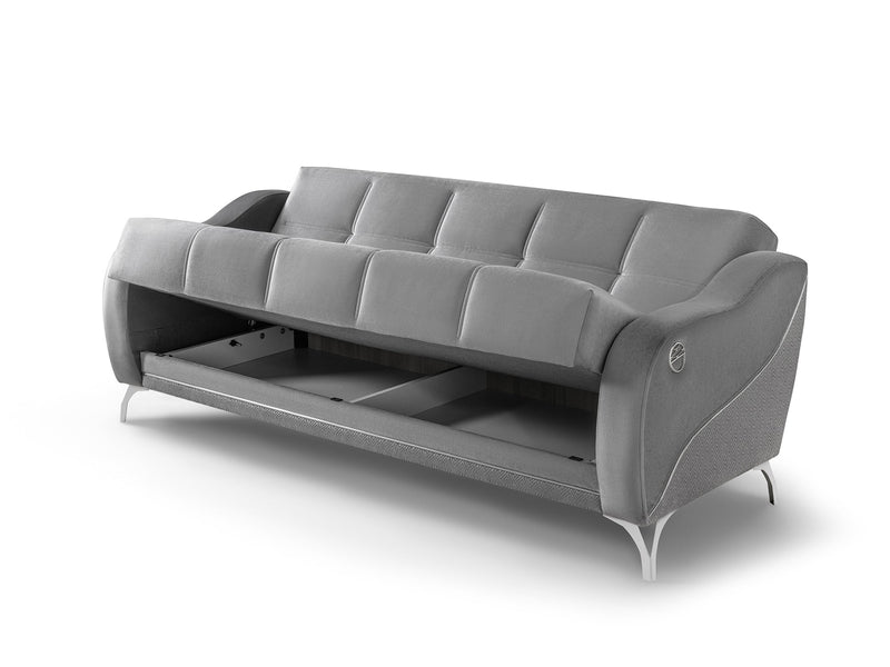 Rolex 3-pieces (Sofa & Loveseat & Chair) Livingroom Set in Brown - 200-ST-ROL-VELVET260-321