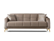 Rolex 3-pieces (Sofa & Loveseat & Chair) Livingroom Set in Grey - 200-ST-ROL-VELVET405-321