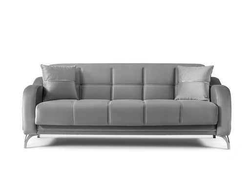 Rolex Convertible Loveseat in Grey - 200-ST-ROL-VELVET405-2