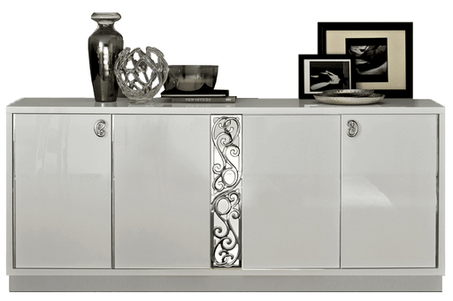 Roma 4-Door Buffet White - i24037